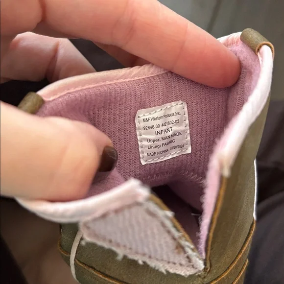 Baby Buckers Twister Boots Size 2 pink - Picture 5 of 5